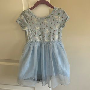Cat & Jack 2T Blue Bunny Tulle Dress